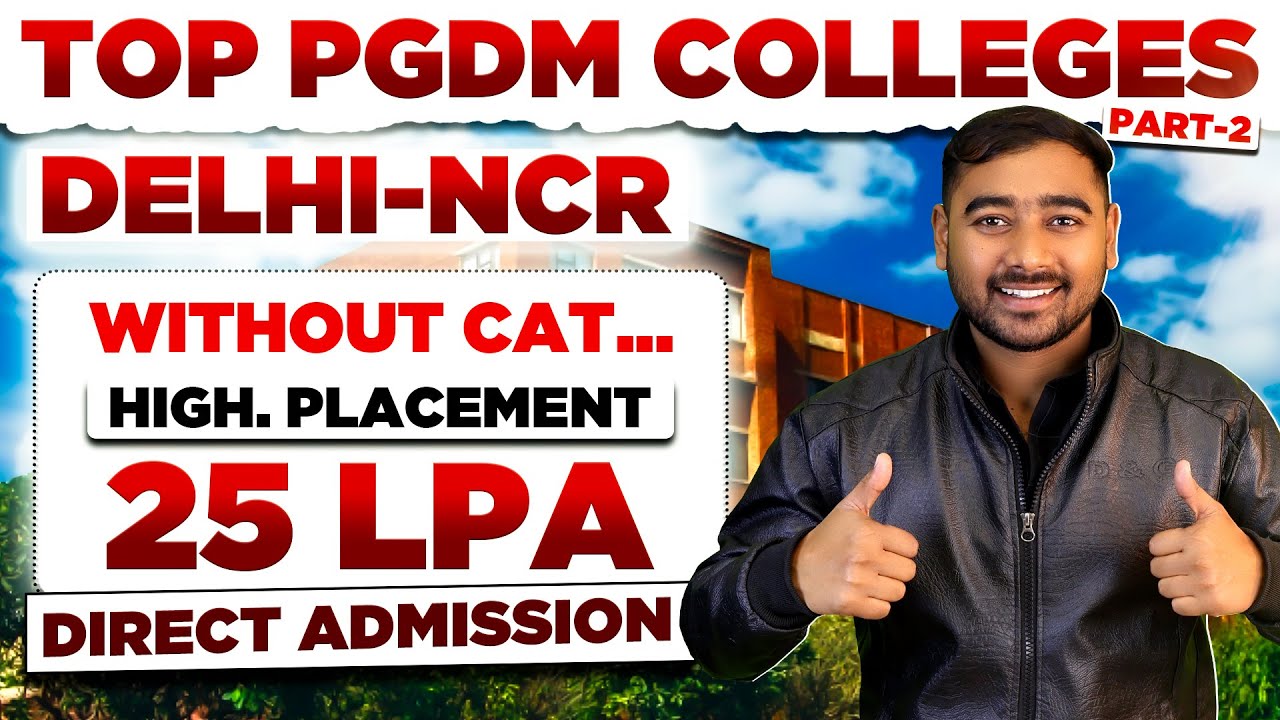 Best PGDM Colleges In Delhi NCR 2026 😍 | Direct Admission ✅