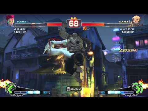 viperRX188 [Gouken] vs aki0 aki0 [C.Viper] SSF4 Japanese Online Ranked Matches - TRUE HIGH-DEF