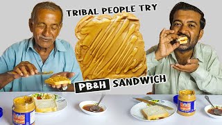 Tribal People Try American Peanut Butter And Honey Sandwich For The First Time