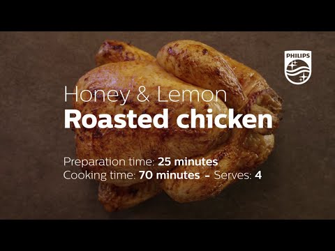 Airfryer Roasted Chicken Recipe in the Philips Airfryer XXL HD9630