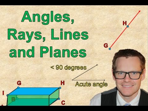 Angles Lines Rays Planes (Simplifying Math)
