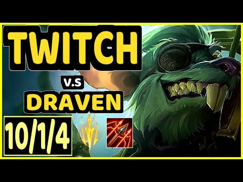 DEFT (TWITCH) vs DRAVEN - 10/1/4 KDA BOTTOM ADC CHALLENGER GAMEPLAY - KR