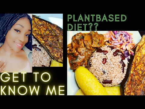 PLANTBASED DIET - Is it healthy? | 🇯🇲 VEGETARIAN MUKBANG!! | vegetarian get to know me