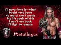 Edge WWE Theme Song Lyrics Metalingus Wwe Edge