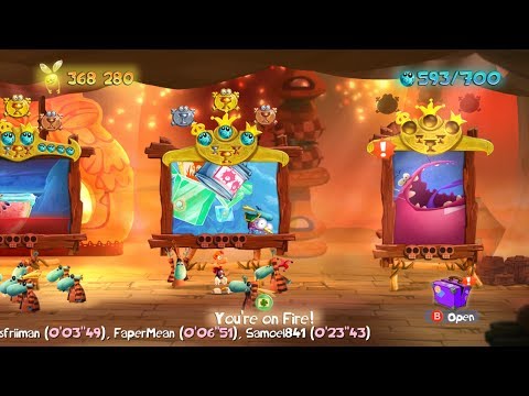 Walkthrough: Rayman Legends 100% - You're on Fire!