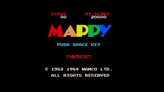 MSX2 Game: Mappy (2014 Namco / Tiny Yarou)