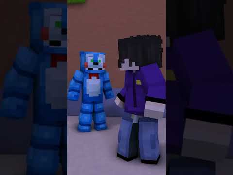 Toy Bonnie from Five Nights At Freddy's 2  in Minecraft (FNaF 2 | Minecraft Animation)