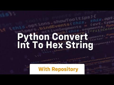 Python Print Int As Hex