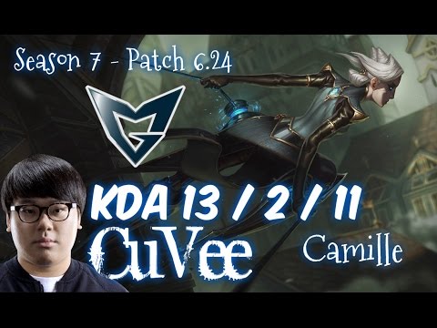 SSG CuVee CAMILLE vs DARIUS Top - Patch 6.24 KR Ranked