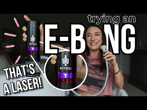 THIS E-BONG OBLITERATES YOUR HERB WITH A LASER BEAM | the hitoki trident v2