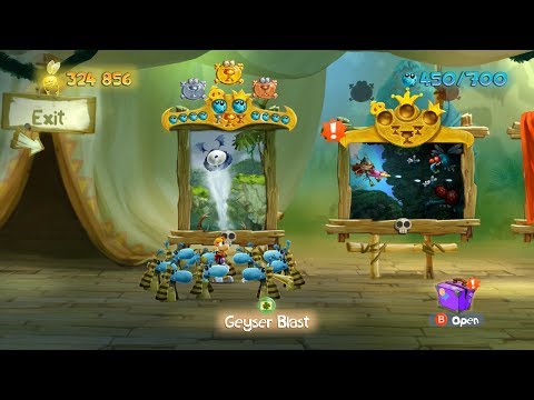 Walkthrough: Rayman Legends 100% - Geyser Blast