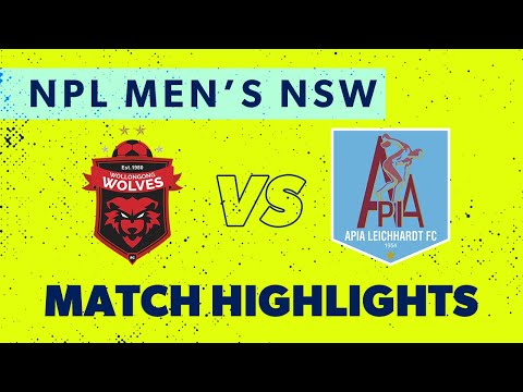 NPL Men's NSW Round 16 Highlights – Wollongong Wolves v APIA