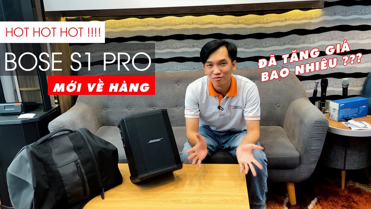 video Túi đựng loa Bose S1 Pro Plus Cao Cấp - Chống Nước Tốt 0