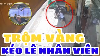 Tên TR.ỘM vàng bị phát hiện – kéo lê nhân viên để thoát thân nhưng CÁI KẾT đắng lòng!