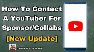 How To Message Youtube Channel - Contact Youtube Channel Owner [New Update]