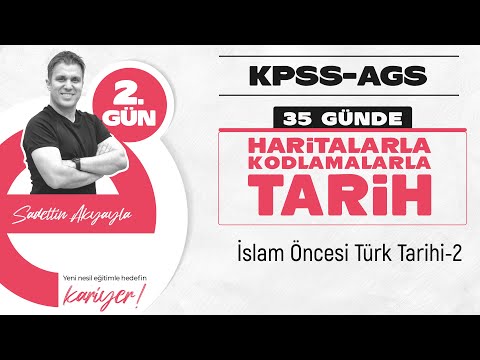 KPSS/AGS TARİH 2. GÜN: İslamiyet Öncesi Türk Tarihi -II