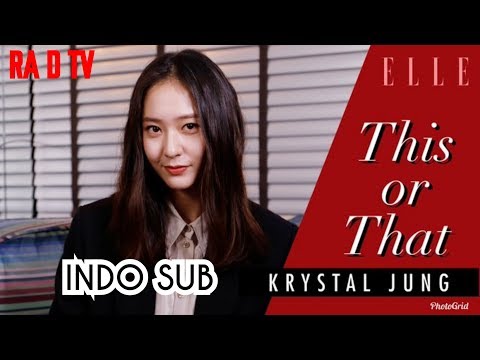 [INDO SUB] 190515 Krystal Jung This or That with ELLE Hong Kong