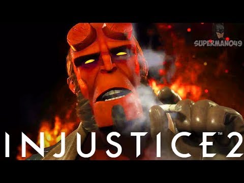 Injustice 2: New Hellboy Patch! New Legendary Gear & Hellboy Gameplay First Impressions