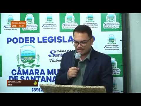 Sessão da câmara Municipal de Santana do Piauí é Interrompida após Manifestação. crédito TV Câmara