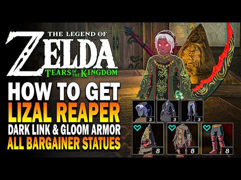 ALL Poe Statue Locations! TOTK Gloom Armor, Dark Link & Lizal Scythe - Tears Of The Kingdom Armor