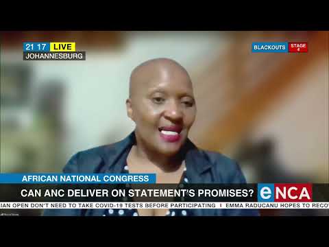 Analysis of ANC's January 8 statement