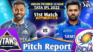 IPL2022 Match 51 - GT vs MI Today Pitch Report || Brabourne Stadium Mumbai Pitch Report || Dream11