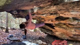 Video thumbnail of Bread and Butter, V7. Middle Creek