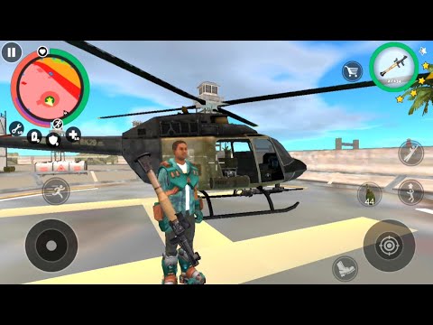 Vegas crime simulator 2 | Vegas army camp attack drive on army helicopter | Games on ios gameplay