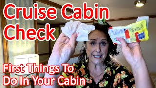 Things To Do As Soon As You Get To Your Cruise Cabin - What We Do First When We Get To Our Cabin.