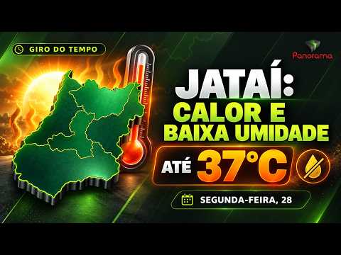 CALOR DE 40°C MARCA A SEGUNDA-FEIRA EM GOIÁS