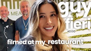 GUY FIERI Come to My Restaurant! and Filmed a TRIPLE D Episode at MAMA'S MEATBALL for FoodNetwork 🥹