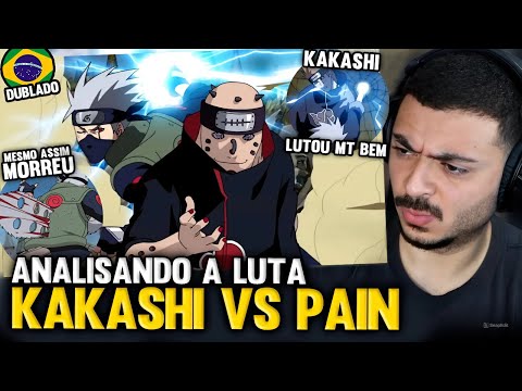 KAMUZ REAGE: KAKASHI LUTA BEM MAS MORRE AO ENFRENTAR PAIN | NARUTO SHIPPUDEN DUBLADO