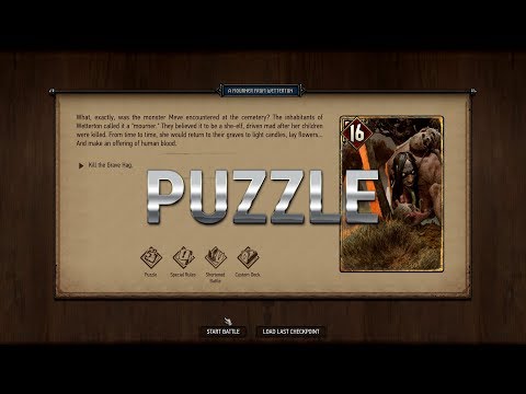 A Mourner from Wetterton Puzzle - Thronebreaker - The Witcher Tales