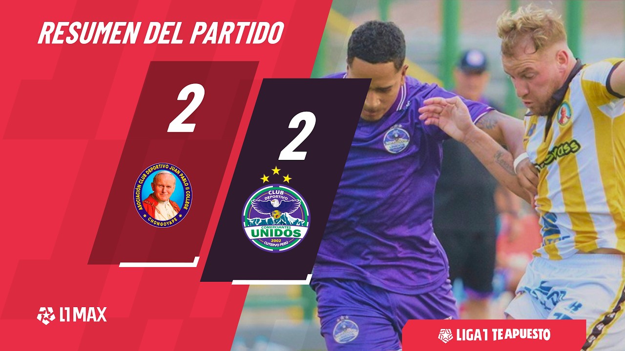 ADC Juan Pablo II vs Comerciantes Unidos Highlights