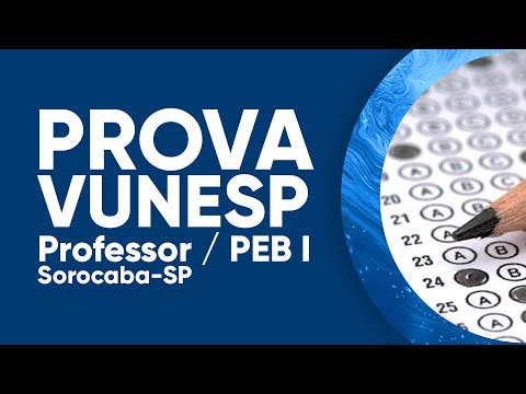 VUNESP MATHEMATICS TEST - Basic Education Teacher PEB I - Sorocaba City Hall
