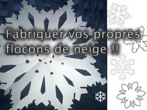 DIY Flocons de neige ! Décorations de sapin, faciles et pas chères !! #DOITMAS