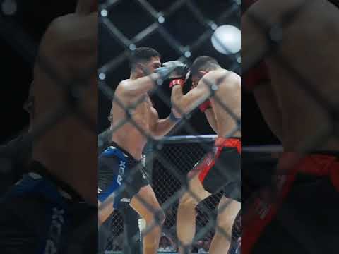 Youssef Boughanem lit up  #bravecf94  x #wnc  with a clinical striking display 🥊#mma #shorts