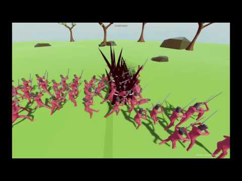 Killing the dark peasant with melee units | Totally Accurate Battle Simulator