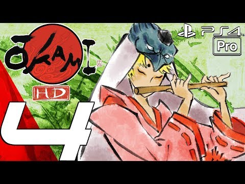 Okami HD - Gameplay Walkthrough Part 4 - Agata Forest & Spider Queen (PS4 PRO) Remastered