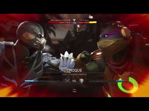 Injustice 2: Donatello Vs Sub-Zero - Casuals Vs ANBU SpeedForce PT1