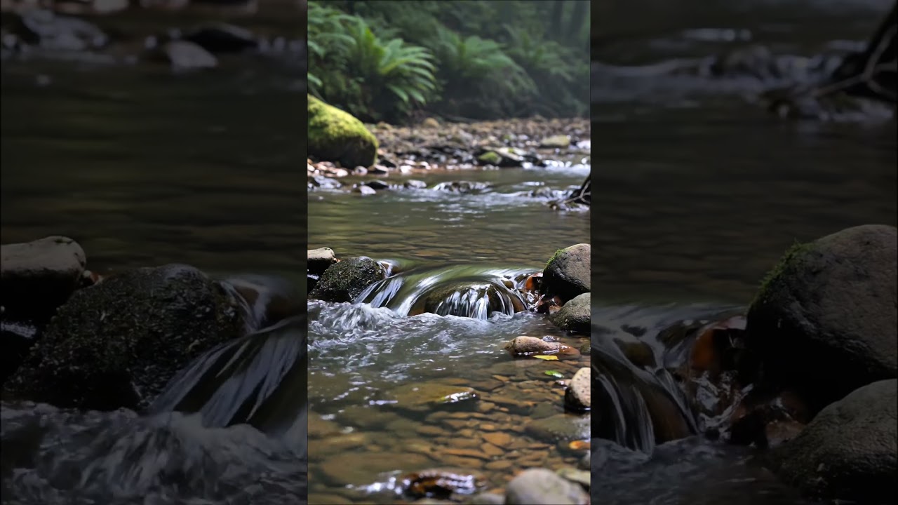 Don’t Scroll… Just Listen 🌿 | Relaxing Water Sounds #nature #peace
