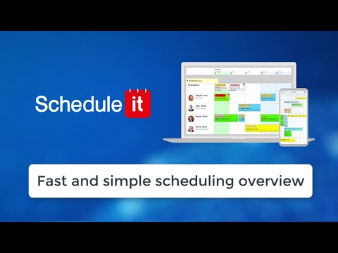 Schedule It video/presentation/materials