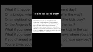 Try sing this in one breath | the 30th by billie eilish
