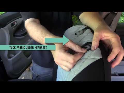 How To Install Custom Fit Seat Covers for Honda Pilot 2016 -2022 | FH Group®