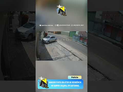 Bandido furta objetos de residência no bairro Caiçara, em Castanhal