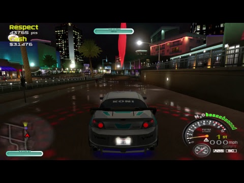 Marc N Ashley testing some settings in SRS Street Racing Syndicate 2004