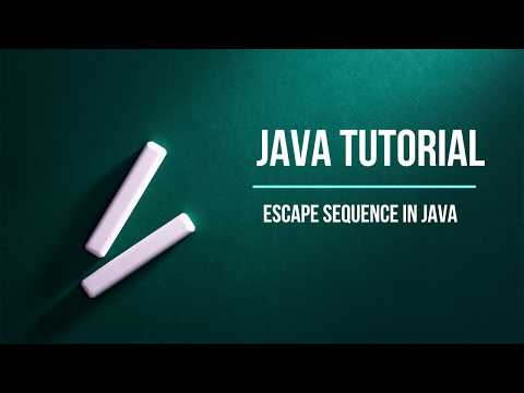 Java Tutorial In Bangla Part 3 Escape Sequence In Java