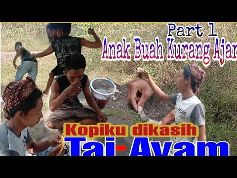 komedi lucu 2021..! Anak buah kurang ajar kopiku dikasik tai ayam |Komedi Madura Part 1