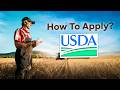 How To Get USDA Grants Subsidies A Step By Step Guide For Farmers How To Apply For USDA In US