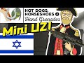 The Weapons of Hot Dogs, Horseshoes and Hand Grenades the Mini Uzi